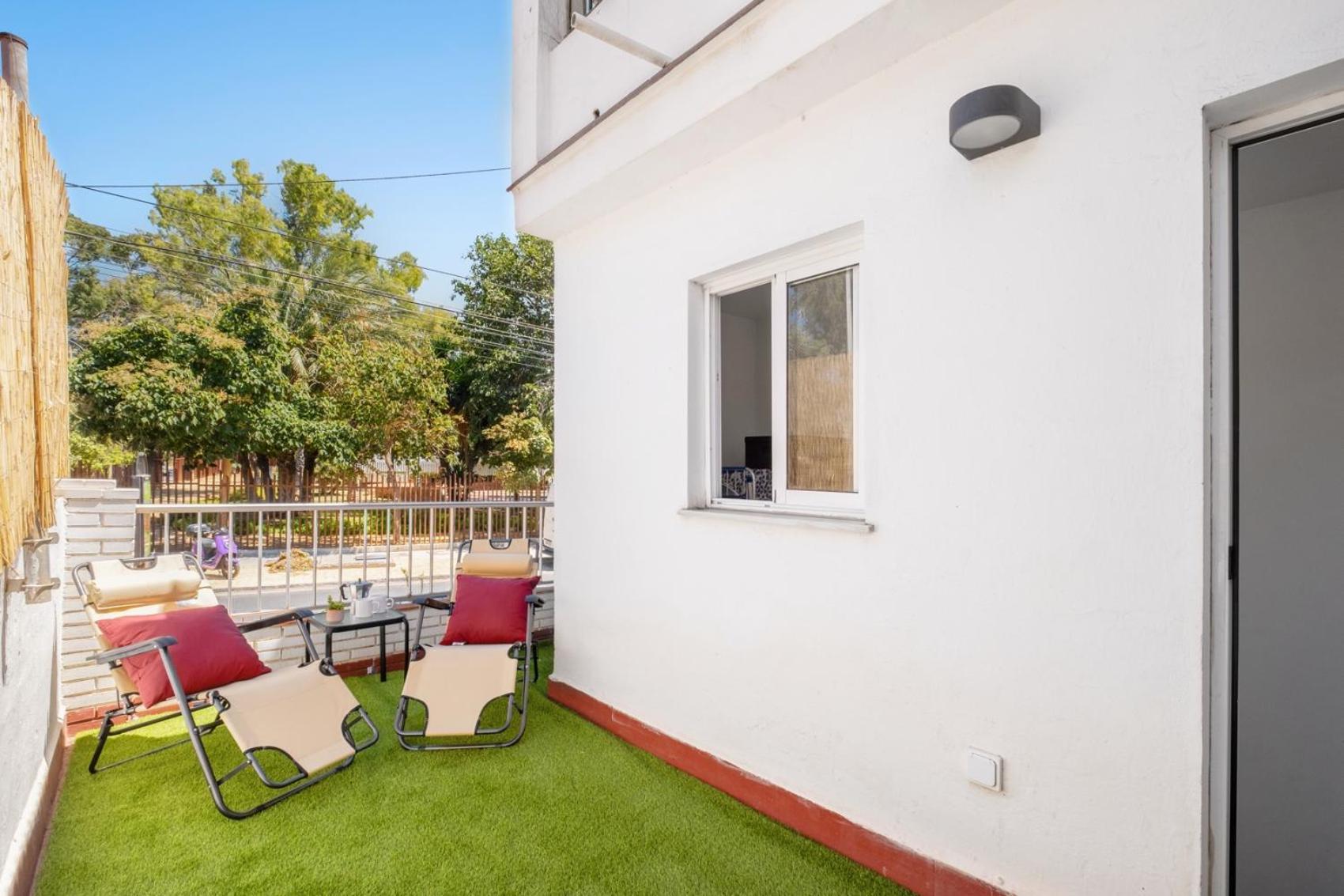 Apartamento En La Playa Con Terraza Málaga Exterior foto